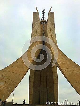 Makam E`chahid in Algiers Editorial Stock Photo