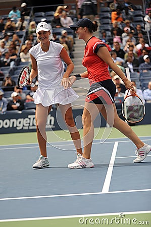 Makarova Ekaterina at US Open 2009 (41) Editorial Stock Photo