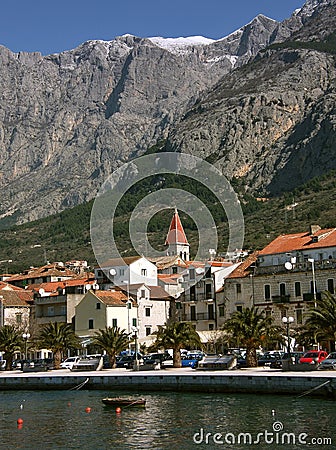 Makarska (Croatia) Stock Photo