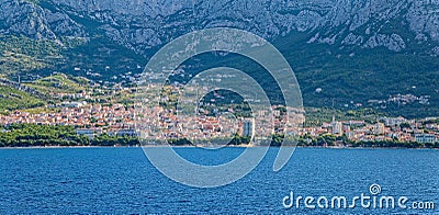 Makarska panorama Stock Photo