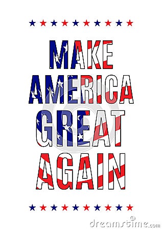 Make America great again Vector Illustration