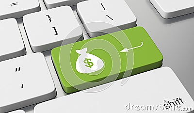 Make money online Stock Photo
