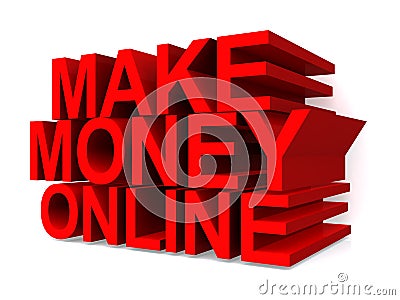 Make money online Stock Photo