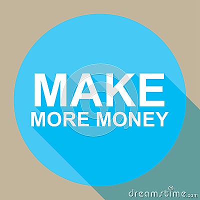 Make more money Vector Illustration