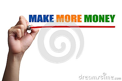 Make More Money Stock Photo