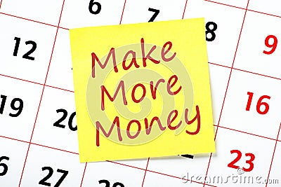 Make More Money Stock Photo