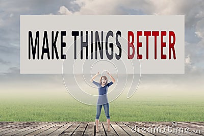 Make things better Stock Photo