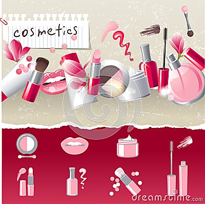 Make-up Vector Illustration