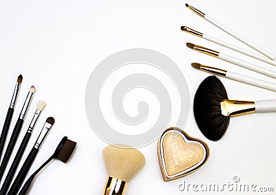 Make-up, all the makeup. Stock Photo