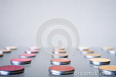 Make-up blush background Stock Photo