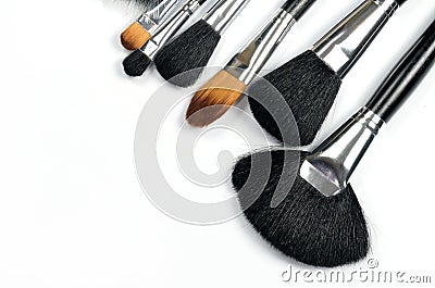 Make up brushes Stock Photo