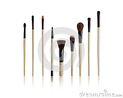 Make-up Brushes Stock Photo