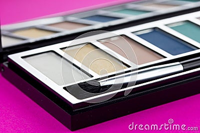 Make-up palette Stock Photo