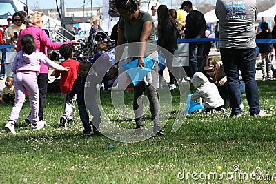 Walk For Wishes Easter Egg Hunt 2023 X Editorial Stock Photo