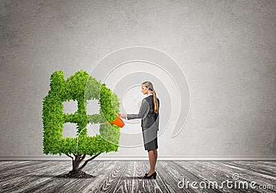 Make your money grow Stock Photo