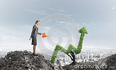 Make your money grow Stock Photo