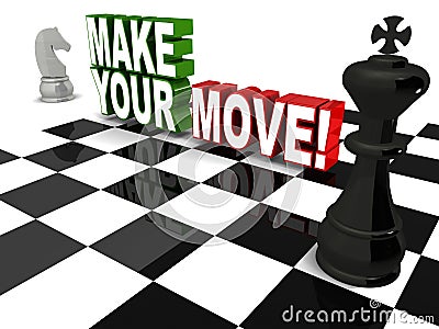 Make your move Stock Photo