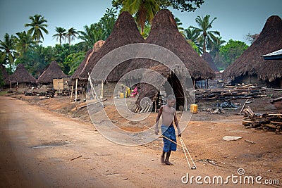 Makeni, Bombali District, Sierra Leone, Africa Editorial Stock Photo
