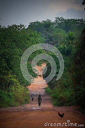 Makeni, Bombali District, Sierra Leone, Africa Editorial Stock Photo