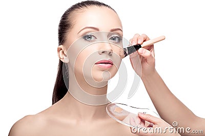 Makeup for brunettes Stock Photo