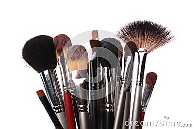 Makeup Brushes Stock Photo