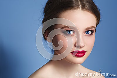 Makeup. Cosmetic. Skin tone palette. Stock Photo