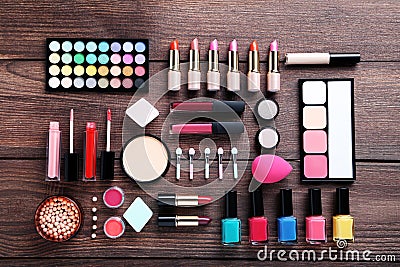 Makeup cosmetics Stock Photo