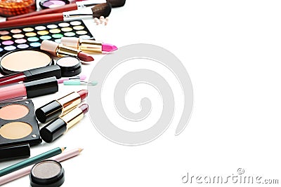 makeup cosmetics Stock Photo