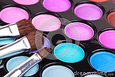 Makeup palette Stock Photo