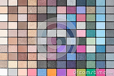 Makeup palette Background Stock Photo