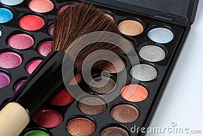 Makeup pallete Stock Photo