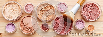 Makeup powder Stock Photo