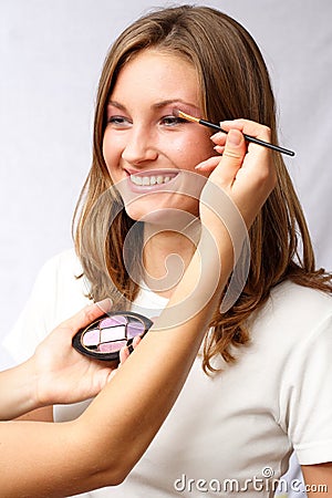 Makeup preparations Stock Photo