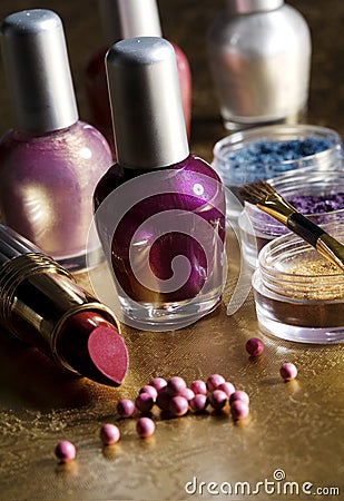 Makeup selection Stock Photo