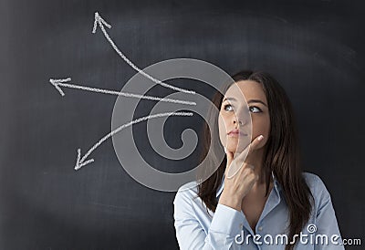 Making decision Stock Photo