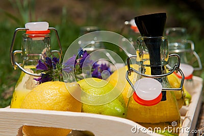 Making lemon lemonade Stock Photo