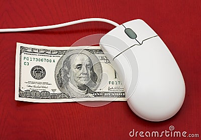 Making Money Online Stock Photo