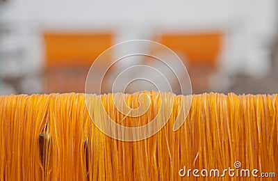 Making noodles Stock Photo