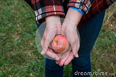 Making an Offering Stock Photo