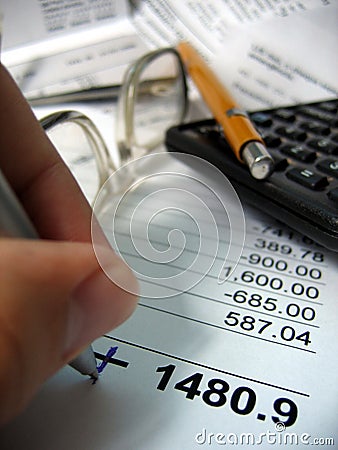 Making the Profit Stock Photo