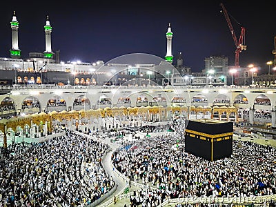 Kaaba in Makkah, Saudi Arabia Editorial Stock Photo