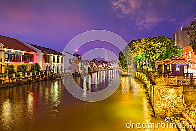 Malacca, Malaysia Skyline Stock Photo