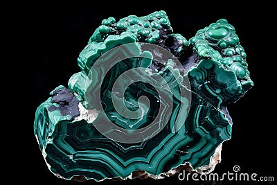 Malachite - Found globally (Generative AI) Stock Photo