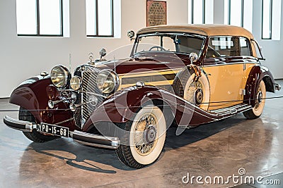 Malaga Automobile Museum in Spain Editorial Stock Photo