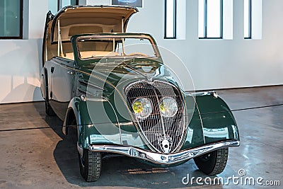 Malaga Automobile Museum in Spain Editorial Stock Photo