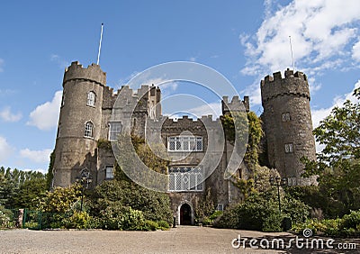 Malahide Castle Stock Photo