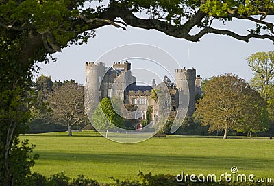 Malahide castle Stock Photo