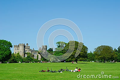 Malahide Castle, Dublin, Ireland Stock Photo