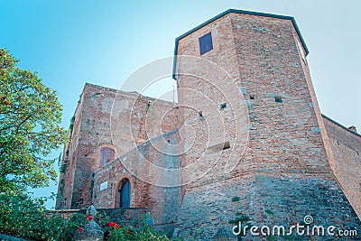 Malatesta Castle in Santarcangelo Romagna Italy Stock Photo