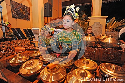 Malay gamelan Gamelan Melayu Editorial Stock Photo